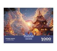 Sinoshow_24085_a_whimsical_fantasy_village_with_cute_gnomes_coz_3f67185a-076d-405f-a6f7-539ca55b8e69_1 1000 Pezzi Puzzle Stimolante Ed Educativo Puzzle, Juego Familiar Anti-Estrés, Un Gioco Che Unisc
