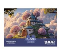 Sinoshow_24085_a_white_and_blue_palace_atop_the_mountain_surrou_193ea715-77f8-47be-b243-e1d78e706357_3 1000 Pezzi Puzzle Stimolante Ed Educativo Puzzle, Imágenes Vibrantes, Rega