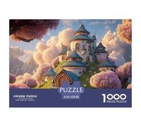 Sinoshow_24085_a_white_and_blue_palace_atop_the_mountain_surrou_193ea715-77f8-47be-b243-e1d78e706357_2 1000 Pezzi Puzzle Difficile, Impegnativo, Quasi Impossibile Gioco Del Puzzle, Juego Familiar Ant