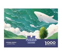 Sinoshow_24085_a_white_cat_and_a_red-haired_girl_stand_on_the_g_f38963e7-a730-4ef4-a3de-01742c663e41_2 1000 Pezzi Puzzle Stimolante Ed Educativo Puzzle, Juguetes Educativos Únicos Y Estimulantes, Un