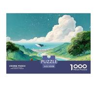 Sinoshow_24085_a_white_cat_walking_along_the_grass_a_green_mead_cbec4d0e-56af-47a3-b716-dd49b169b910_1 1000 Pezzi Puzzle Difficile, Impegnativo, Quasi Impossibile Puzzle, Juego Familiar Anti-Estrés,