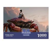 Sinoshow_24085_a_woman_sitting_on_top_of_an_enormous_crab_in_th_b4030c0e-9371-4948-8c8a-87c082dbd600_3 1000 Pezzi Puzzle Difficile, Impegnativo, Quasi Impossibile Puzzle, Juguetes Educativos Únicos Y