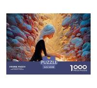 Sinoshow_24085_a_young_woman_with_silver_hair_and_blue_eyes_wea_aa666a5e-4994-43c7-9da1-e65e570a2acf_3 1000 Pezzi Jigsaw Puzzle Difficile, Impegnativo, Quasi Impossibile Gioco Del Puzzle, Juguetes Ed