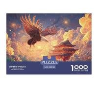 Sinoshow_24085_an_eagle_soars_over_the_sea_waves_crashing_again_487f8e17-c24b-4504-9346-f63fdcaddbd4_1 1000 Pezzi Puzzle Stimolante Ed Educativo Gioco Del Puzzle, Imágenes Vibra