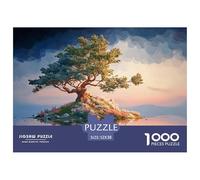 Sinoshow_24085_an_isolated_island_with_an_oak_tree_at_the_cente_e0e5242e-713d-46ba-a90b-2f21a0ed6a9f_2 1000 Pezzi Puzzle Divertente Ed Emozionante Gioco Del Puzzle, Juego Familiar Anti-Estrés, Un Gio