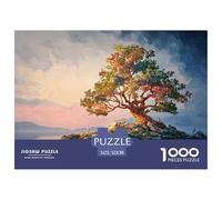 Sinoshow_24085_an_isolated_island_with_an_oak_tree_at_the_cente_e0e5242e-713d-46ba-a90b-2f21a0ed6a9f_1 1000 Pezzi Jigsaw Puzzle Difficile, Impegnativo, Quasi Impossibile Gioco Del Puzzle, Juguetes Ed