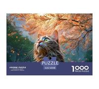 Sinoshow_24085_beautiful_cat_with_golden_flowers_black_backgrou_53d914c9-6c91-46f5-8a0a-4b7d24624bda_3 1000 Pezzi Puzzle Stimolante Ed Educativo Puzzle, Juego Familiar Anti-Estrés, Un Gioco Che Unisc