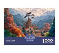 Sinoshow_24085_chinese_landscape_small_villages_nestled_in_the__b2c6c60b-16de-4c5e-a06f-06e3de7258e4_3 1000 Pezzi Puzzle Difficile, Impegnativo, Quasi Impossibile Puzzle, Imágen