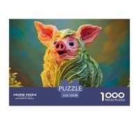 Sinoshow_24085_cute_cabbage_pig_anthropomorphic_design_style_cu_e2ea27ee-0ee1-40eb-9afe-36e2e899bfdf_1 1000 Pezzi Puzzle Divertente Ed Emozionante Gioco Del Puzzle, Juego Familiar Anti-Estrés, Un Gio