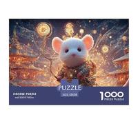 Sinoshow_24085_cute_white_mouse_in_a_steampunk_costume_in_the_s_fdfc98d1-3f61-4ba0-a726-318af9b88829_2 1000 Pezzi Puzzle Difficile, Impegnativo, Quasi Impossibile Gioco Del Puzzle, Juego Familiar Ant