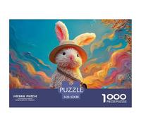 Sinoshow_24085_cute_white_rabbit_plush_toy_wearing_a_beige_hat__f5f2b3f3-8710-4fee-94a7-c3ab12f034ff_4 1000 Pezzi Jigsaw Puzzle Difficile, Impegnativo, Quasi Impossibile Gioco Del Puzzle, Juguetes Ed