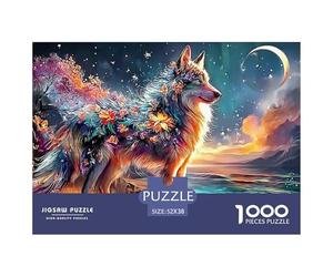 Sinoshow_24085_in_the_style_of_pointillism_an_animal_called_dre_20951859-9cef-40d3-a27f-e1f5a354e5eb_3 (1) 1000 Pezzi Puzzle Stimolante Ed Educativo Gioco Del Puzzle, Juego Familiar Anti-Estrés, Rega