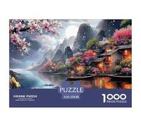 Sinoshow_24085_picturesque_countryside_houses_on_the_riverbank__dffbe63e-0b59-4657-a89c-4833c07bf6ca_1 (1) 1000 Pezzi Puzzle Divertente Ed Emozionante Gioco Del Puzzle, Juguetes Educativos Únicos Y E