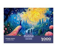 Sinoshow_24085_pink_peacock_colorful_feathers_standing_on_the_r_472a048b-5230-4c4a-a2f9-4aab55e4e506_3 1000 Pezzi Jigsaw Puzzle Difficile, Impegnativo, Quasi Impossibile Gioco Del Puzzle, Juego Famil