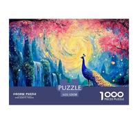 Sinoshow_24085_pink_peacock_colorful_feathers_standing_on_the_r_472a048b-5230-4c4a-a2f9-4aab55e4e506_2 1000 Pezzi Puzzle Divertente Ed Emozionante Gioco Del Puzzle, Juguetes Educativos Únicos Y Estim