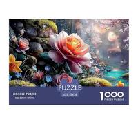 Sinoshow_24085_pink_rose_yellow_daffodil_and_blue_forget-me-not_c00aae03-c0e5-420c-b9d5-1f61eb95805d_2 1000 Pezzi Puzzle Stimolante Ed Educativo Puzzle, Imágenes Vibrantes, Un G