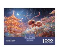 Sinoshow_24085_pixar-style_ant_under_a_leaf_in_the_rain_cute_ch_968b5010-1173-42ac-8825-7f79b2a1c423_2 1000 Pezzi Puzzle Difficile, Impegnativo, Quasi Impossibile Puzzle, Juguetes Educativos Únicos Y