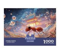 Sinoshow_24085_pixar-style_ant_under_a_leaf_in_the_rain_cute_ch_968b5010-1173-42ac-8825-7f79b2a1c423_4 1000 Pezzi Puzzle Difficile, Impegnativo, Quasi Impossibile Gioco Del Puzzle, Juego Familiar Ant