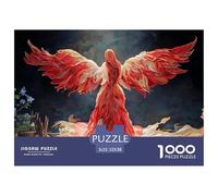 Sinoshow_24085_red_angel_paper_quilling_kirigami-style_art_dark_ba9f142f-f989-4d7b-afb1-84eb4d6b0587_2 1000 Pezzi Jigsaw Puzzle Difficile, Impegnativo, Quasi Impossibile Gioco Del Puzzle, Regalo De N