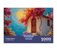 Sinoshow_24085_the_front_door_of_a_house_in_white_with_bougainv_43189aee-837b-4bc1-8b8a-7e5b7348e350_1 1000 Pezzi Jigsaw Puzzle Difficile, Impegnativo, Quasi Impossibile Puzzle, Juguetes Educativos Ú