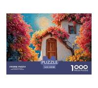 Sinoshow_24085_the_front_door_of_a_house_in_white_with_bougainv_43189aee-837b-4bc1-8b8a-7e5b7348e350_4 1000 Pezzi Puzzle Divertente Ed Emozionante Puzzle, Juguetes Educativos Únicos Y Estimulantes, U