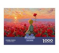 Sinoshow_24085_the_little_prince_sits_atop_the_red_roses_with_h_62800ff1-3c00-47d3-988b-6e056bc750a3_2 1000 Pezzi Puzzle Difficile, Impegnativo, Quasi Impossibile Gioco Del Puzzle, Juego Familiar Ant