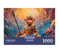 Sinoshow_24085_the_monkey_king_sitting_on_the_clouds_with_his_g_f0b9cf1d-2dcb-4d76-b672-5c8e4e9ab26d_4 1000 Pezzi Jigsaw Puzzle Stimolante Ed Educativo Gioco Del Puzzle, Juguetes Educativos Únicos Y