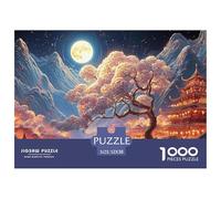 Sinoshow_24085_the_moon_is_shining_brightly_and_the_blue_tree_s_3244fe22-9c8a-4b24-a2a4-1f7e525599ab_3 1000 Pezzi Puzzle Difficile, Impegnativo, Quasi Impossibile Gioco Del Puzzle, Juego Familiar Ant