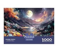 Sinoshow_24085_the_moonlight_shines_on_the_colorful_flowers_in__9f9e5ec4-1cbc-40eb-992a-4ad6a581aad8_2 (1) 1000 Pezzi Puzzle Difficile, Impegnativo, Quasi Impossibile Puzzle, Juego Familiar Anti-Estr