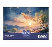 Sinoshow_24085_the_setting_sun_reflecting_on_the_calm_lake_wate_c9257f47-9800-4bce-8c4a-75ecb1e45beb_3 1000 Pezzi Jigsaw Puzzle Difficile, Impegnativo, Quasi Impossibile Puzzle, Juguetes Educativos Ú