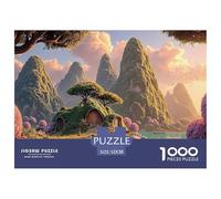 Sinoshow_24085_the_setting_sun_shines_on_the_lake_and_red_flowe_469206fd-4556-4b58-953b-3a888090ad37_3 1000 Pezzi Puzzle Stimolante Ed Educativo Gioco Del Puzzle, Imágenes Vibra