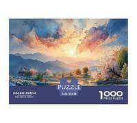 Sinoshow_24085_the_sky_is_painted_with_vibrant_colors_reflectin_2ba42391-82b4-4e50-9fd3-93a73a1a16c2_2 1000 Pezzi Puzzle Divertente Ed Emozionante Puzzle, Juguetes Educativos Únicos Y Estimulantes, U