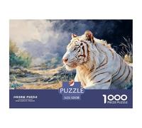 Sinoshow_24085_white_tiger_white_fur_blue_eyes_lying_in_the_gra_50aa4ef3-2a18-4947-b956-b9b0fa1a9a90_4 1000 Pezzi Jigsaw Puzzle Difficile, Impegnativo, Quasi Impossibile Gioco Del Puzzle, Juego Famil