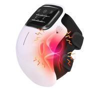 Sinoteryx Massaggiatore per ginocchia, uso senza fili, ricaricabile, terapia con luce rossa e 3 livelli di calore e vibrazione, spegnimento automatico 10 minuti, massaggiatore elettrico per ginocchio,