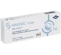 SIRINGA INTRA-ARTICOLARE SINOVIAL 16 ACIDO IALURONICO SALE SODICO 0,8% 16MG/2ML 2ML + AGO 21 GAUGE