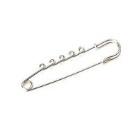 SINRAD 30pcs 70mm Spilla di Sicurezza per impieghi gravosi Spilla con Fori Spilla Grande Spilla Raccordo Donna Spilla Fai da Te Base Accessori per Gioielli Risultati