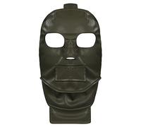 SINSEN Maschera per enigmi, maschera in pelle, per travestimenti da Edward Nygma, costume da cosplay