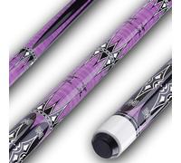 Sinsilvie 13mm 58 Pollici 19 20 Once Stecche Biliardo Pool,1/2 Maple Pool Cue Stick,Bastone da Biliardo da Bar per Uomini e Donne. (Violett 20oz)