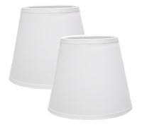 Sinta 2 Pezzi 5.9/15cm inch E14/E27 Paralumi per Lampade Floreale Piccolo Paralumi Lampadari Lampadario e Lampada a Muro,Bianco