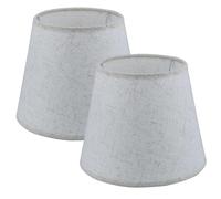 Sinta 2 Pezzi 5.9/15cm inch E14/E27 Paralumi per Lampade Floreale Piccolo Paralumi Lampadari Lampadario e Lampada a Muro,Linen