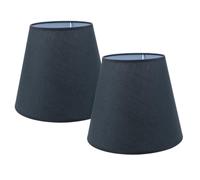 Sinta 2 Pezzi 5.9/15cm inch E14/E27 Paralumi per Lampade Floreale Piccolo Paralumi Lampadari Lampadario e Lampada a Muro,Nero