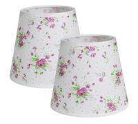 Sinta 2 Pezzi 5.9/15cm inch E14/E27 Paralumi per Lampade Floreale Piccolo Paralumi Lampadari Lampadario e Lampada a Muro,Blu