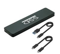 Sintech Custodia esterna USB 3.2, custodia USB tipo C, compatibile con Mac-Book Air a 28 pin (metà 2013-2016) e Pro (fine 2013 - metà 2015) SSD, supporto nVME con ST-NGFF2013 (nero)