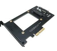 Sintech M.2(NGFF) M Key PCI-e SSD a PCIe X4 scheda adattatore per Samsung XP941 SM951 M6E PM951 950 PRO Nero U2 PCIe 4X