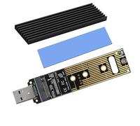 Sintech nVME - Scheda SSD USB, USB 3.0 M.2 (NGFF), scatola esterna con connettore USB 3.1 tipo C