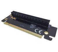 Sintech Scheda riser PCIe 16x, PCI-e Express 3.0 X16 maschio a femmina scheda grafica GPU (90 gradi 2,4 cm di altezza)