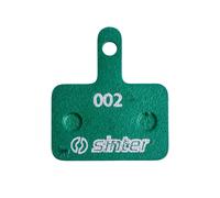 Sinter Disc Brake Pads - 002 Shimano B Green S2032 Single Pair Metal Can Carded