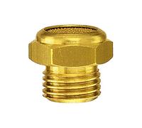 Sinterbronce-silenziatore piatto G 1/2 a, SW 24 mm, pressione di esercizio 0 - 8 bar, temperatura di esercizio da -10 °C a 250 °C