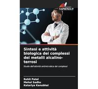 Sintesi e attività biologica dei complessi dei metalli alcalino-terrosi: Studio dell'attività antimicrobica dei complessi