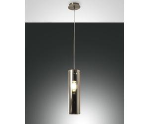 Sintesi pendel lampada vetro borosilicato cucina fumee E27 [EEK: A]